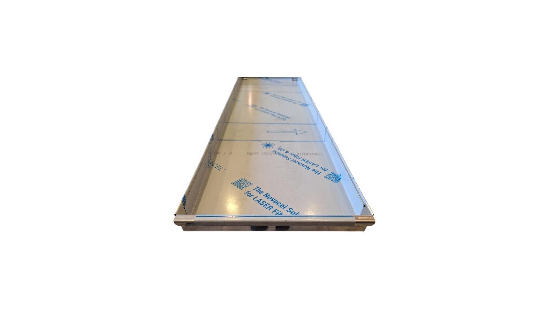 Posuda za mast - inox 140x30x4 cm